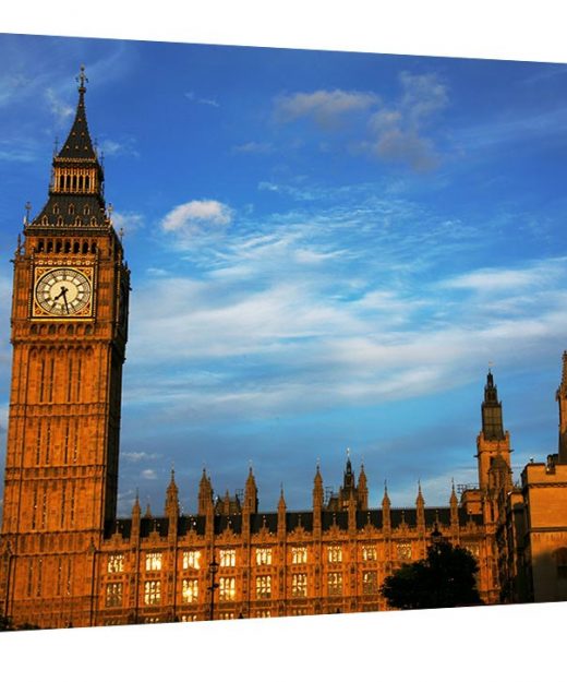 A stunning 20x26 museum quality canvas gallery wrap of an original photograph I took of Big Ben.