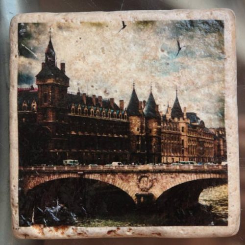 A stunning set of four 4x4 drink Coasters or wall art, taken in Paris France, that are sure to be a conversation piece on any coffee table.