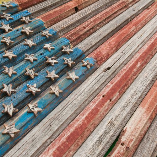 American Flag, Reclaimed Barn Wood, One of a kind, 3D, Wooden, vintage, art, distressed, red, blue, gray patriotic, wall art USA, home decor