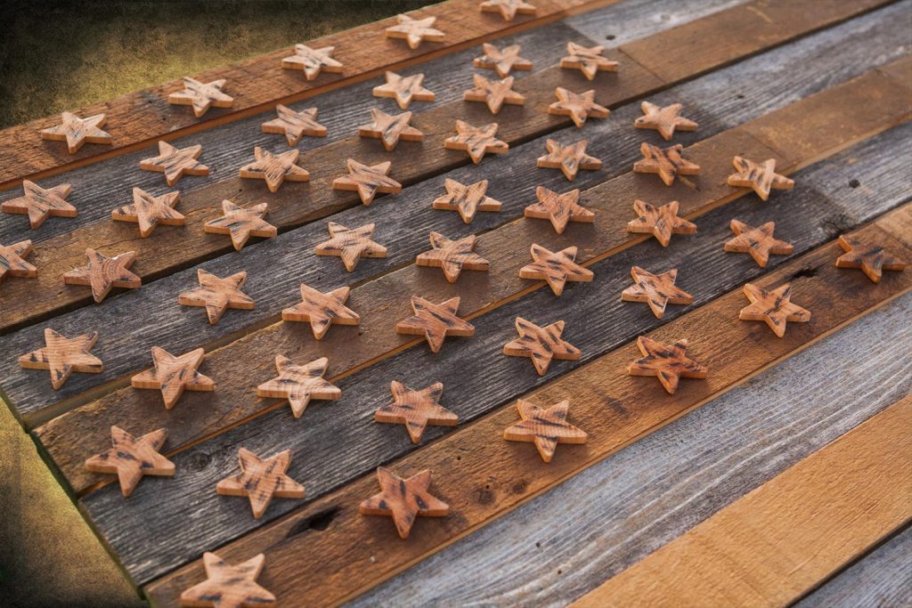 Barnwood American Flag 100 Year Old Wood One Of A Kind 3d Wooden