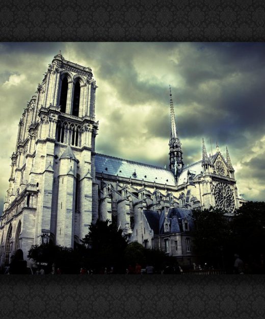 Gallery wrap, Gargoyle, Notre Dame Cathedral, Paris decor, Paris France, eiffel Tower, Europe, Black and White photogrphy, Travel photograph