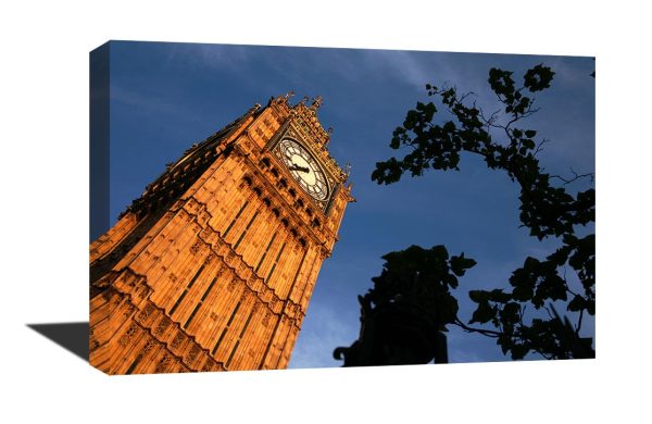 A stunning 20x26 museum quality canvas gallery wrap of an original photograph I took of Big Ben.