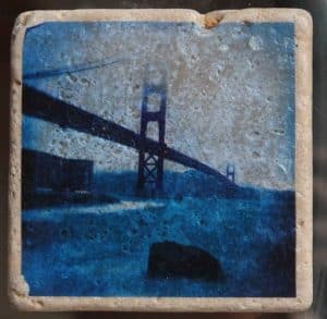A stunning set of four 4x4 Glass Coasters or wall art  that are sure to be a conversation piece on any coffee table.