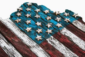 American flag tree with root flag of any country, USA, Heritage, Patriotic, United States, Irish, Ireland flag, Red white blue, 4th of July