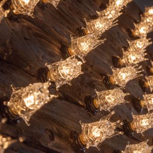 American Flag, Weathered Wood, Edison Bulb, 3D, Wooden, vintage, art, distressed, red, blue, white patriotic, wall art, USA, home decor