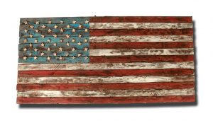 American Flag, Weathered Wood, One of a kind, 3D, Wooden, vintage, art, distressed, red, blue, white patriotic, wall art, USA, home decor