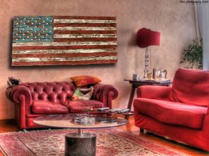 American Flag, Weathered Wood, One of a kind, 3D, Wooden, vintage, art, distressed, red, blue, white patriotic, wall art, USA, home decor