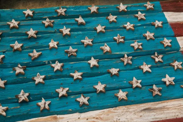 American Flag, Weathered Wood, One of a kind, 3D, Wooden, vintage, art, distressed, red, blue, white patriotic, wall art, USA, home decor