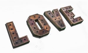Any 4 Reclaimed wood marquee letters w/ Lights, Shabby Chic, Salvaged Barn Wood Letter, Wedding, Nursery Letter, restaurant, home decor
