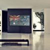Australian Flag Weathered  reclaimed Barn Wood flag  limited Edition, vintage, distressed, weathered, recycled, Australia, blue, red, Sydney