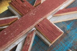 Australian Flag Weathered  reclaimed Barn Wood flag  limited Edition, vintage, distressed, weathered, recycled, Australia, blue, red, Sydney