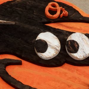 Baltimore Orioles Handmade distressed wood sign, vintage, art, weathered, recycled, Baseball, home decor, Wall art, Man Cave, orange, black