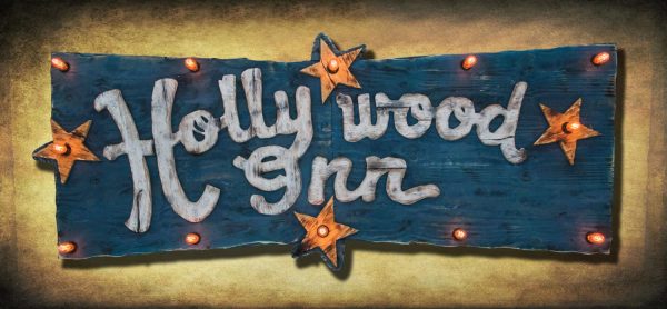 Custom vintage 3D wooden sign Edison Light Bulbs for your home or store, distressed, antique, barn wood, recycled, hollywood, rustic, blue