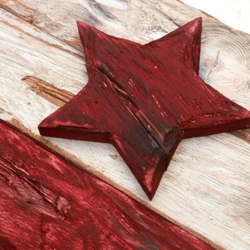 District of Columbia flag, Weathered Wood One of a kind, Wooden, vintage, art, distressed, recycled, Washington DC flag art. home decor, red