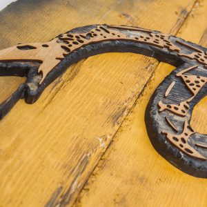 Gadsden Flag, Don't Tread On Me, Limited Edition, Weathered Wood One of a kind ,vintage, art, distressed, weathered, recycled, snake, yellow