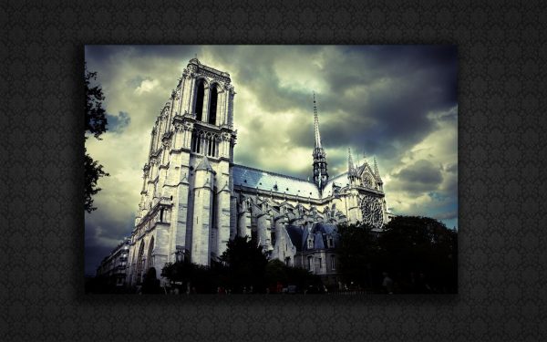 Gallery wrap, Gargoyle, Notre Dame Cathedral, Paris decor, Paris France, eiffel Tower, Europe, Black and White photogrphy, Travel photograph