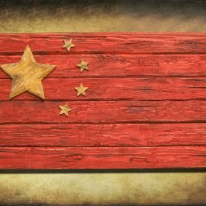 Handmade, Distressed Wooden Chinese Flag, vintage, art, distressed, weathered, recycled, china flag art, home decor, Wall art, recycled