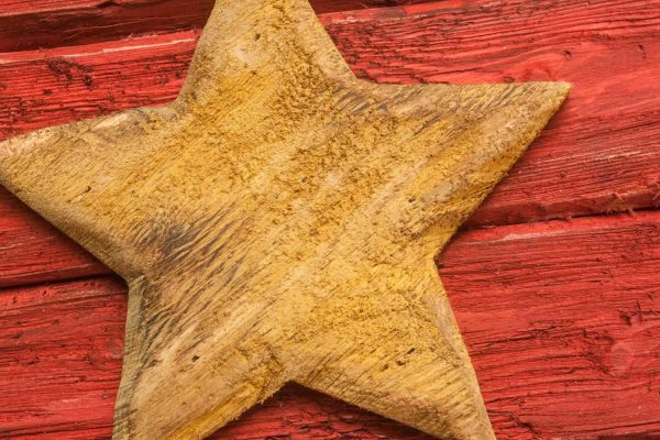 Handmade, Distressed Wooden Chinese Flag, vintage, art, distressed, weathered, recycled, china flag art, home decor, Wall art, recycled