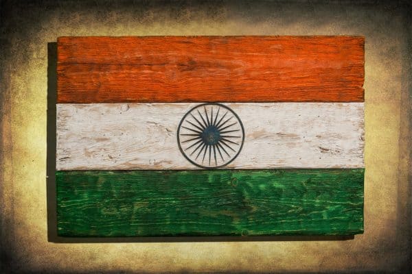 Handmade, Distressed Wooden Flag of India, vintage, art, distressed, weathered, recycled, Croatia flag art, home decor, Wall art, recycled