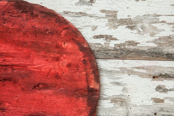 Handmade, Distressed Wooden Flag of Japan, vintage, art, Barn Wood, weathered, reclaimed, Japanese flag art, home decor, Wall art, recycled