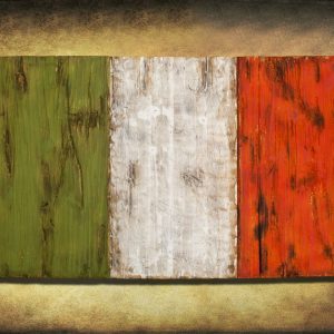 Irish flag, Weathered Wood One of a kind, Wooden, vintage, art, distressed, weathered, recycled, Orange, Green, home decor, Ireland, man cav