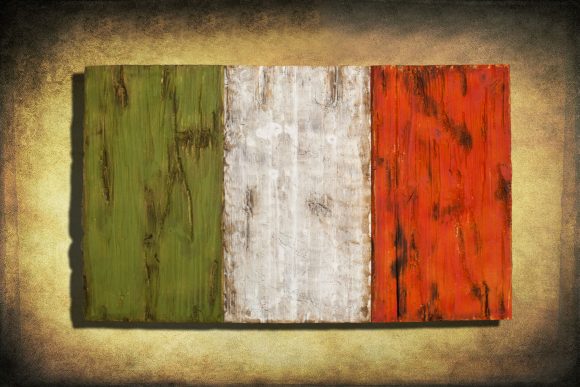 Irish flag, Weathered Wood One of a kind, Wooden, vintage, art, distressed, weathered, recycled, Orange, Green, home decor, Ireland, man cav