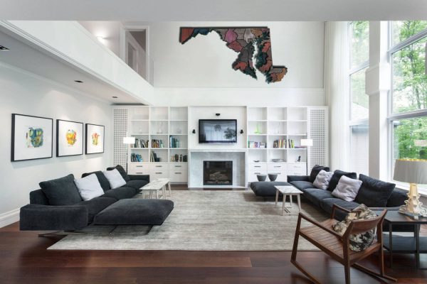 Maryland Counties map made from Reclaimed fencing, recycled, reclaimed wooden map, vintage, rustic fine art one of a kind piece.