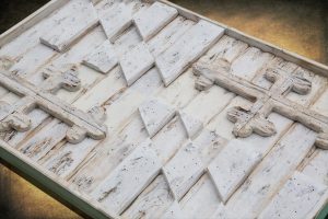 Maryland Flag, Extremely Limited White Edition, Weathered Wood One of a kind , Wooden, vintage, distressed, weathered, recycled, Baltimore