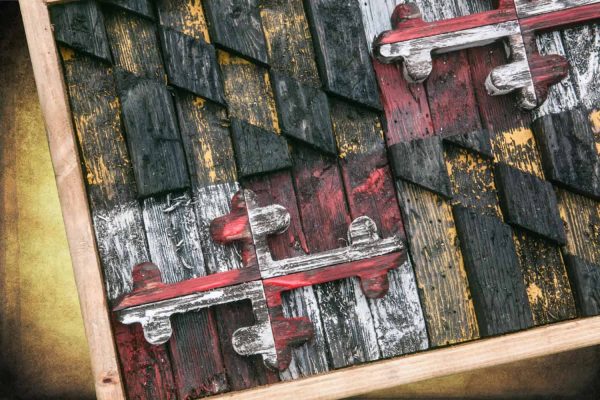 maryland-flagframed-limited-edition-weathered-wood-one-of-a-kind-wooden-vintage-distressed-weathered-recycled-baltimore-red-yellow-59b730944.jpg Maryland Flag,Framed Limited Edition, Weathered Wood One of a kind, Wooden, vintage, distressed, weathered, recycled, Baltimore, red, yellow