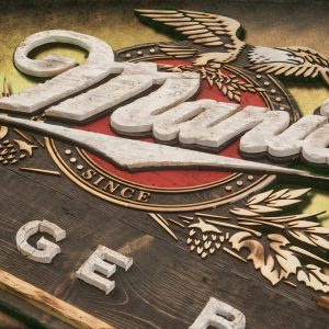 Personalized Bar sign for your home bar or establishment, distressed wood, antique, barn wood, recycled, European style, rustic, brown, tan,