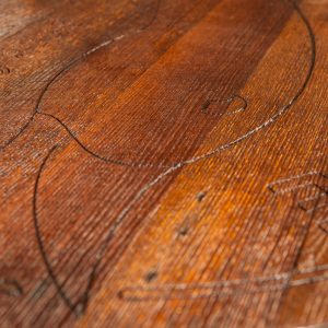 Reclaimed bourbon Barrel engraved personalized tables for your business or home with 4 matching stools