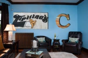 Reclaimed wood marquee letters, Shabby Chic, Salvaged Barn Wood Letter, Blue, Nursery Alphabet Letter, restaurant, home decor, Recycled art