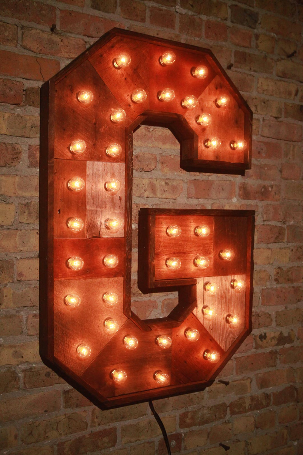 Reclaimed wood marquee letters w/ Lights, Shabby Chic, Salvaged Barn Wood Letter, Wedding, Nursery Alphabet Letter, restaurant, home decor