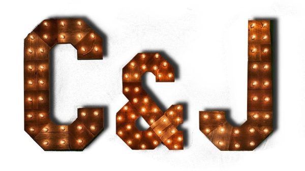 Reclaimed wood marquee letters w/ Lights, Shabby Chic, Salvaged Barn Wood Letter, Wedding, Nursery Alphabet Letter, restaurant, home decor