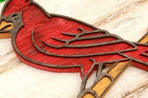 Saint Louis Cardinals Handmade distressed wood sign, vintage, art, weathered, recycled, Baseball, home decor, Wall art, Man Cave, Blue, Red