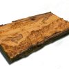 Salt Lake City Utah Area Topographical Map from a natural live edge wood slab,  California, vintage, rustic fine art one of a kind piece.