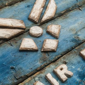 U. S. Air Force! Weathered Wood One of a kind, Wooden, vintage, art, distressed, weathered, recycled, California flag art. blue