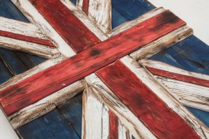 Union Jack Flag Weathered  distressed Wood flag  limited Edition, vintage, distressed, weathered, recycled, England, UK, London