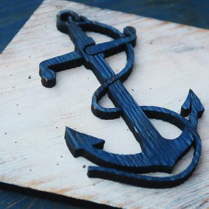 United States Naval Flag, 3D Vintage from reclaimed wood, art, weathered, recycled, home decor, Infantry Battalion Flag  Man Cave, blue