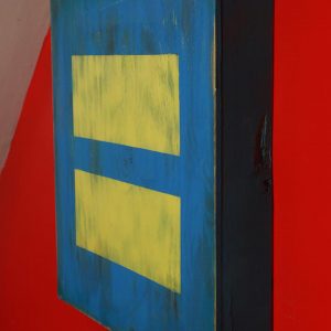 Weathered wood Human rights campaign vintage wood wall art, 24x24x4