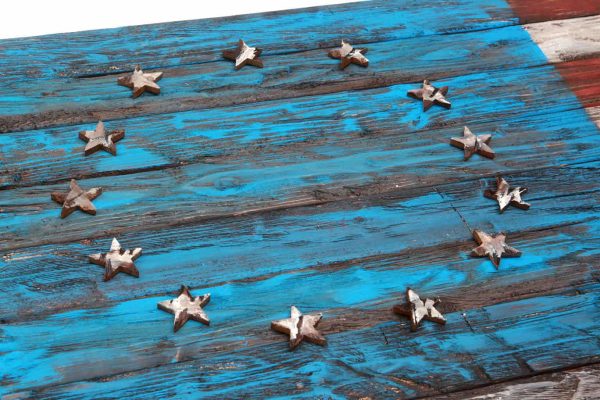Weathered Wood One of a kind 3D original 13 colony American flag, Wooden, vintage, art, distressed, patriotic, United States, thirteen, red