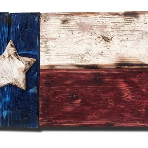 Weathered Wood One of a kind 3D Texas flag, Wooden, vintage, art, distressed, weathered, recycled, Texas flag art, red blue, home decor