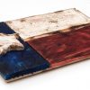 Weathered Wood One of a kind 3D Texas flag, Wooden, vintage, art, distressed, weathered, recycled, Texas flag art, red blue, home decor