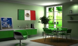 Weathered Wood One of a kind Mexico flag, Wooden, vintage, art, distressed, weathered, recycled, Mexican flag art. wedding