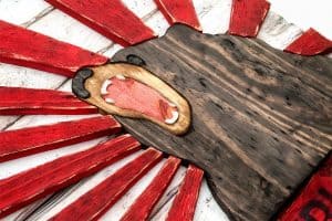 Weathered Wood One of a kind New edtion California Republic flag, Wooden, vintage, art, distressed, weathered, recycled, California flag art