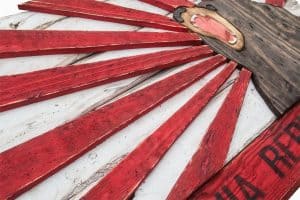 Weathered Wood One of a kind New edtion California Republic flag, Wooden, vintage, art, distressed, weathered, recycled, California flag art