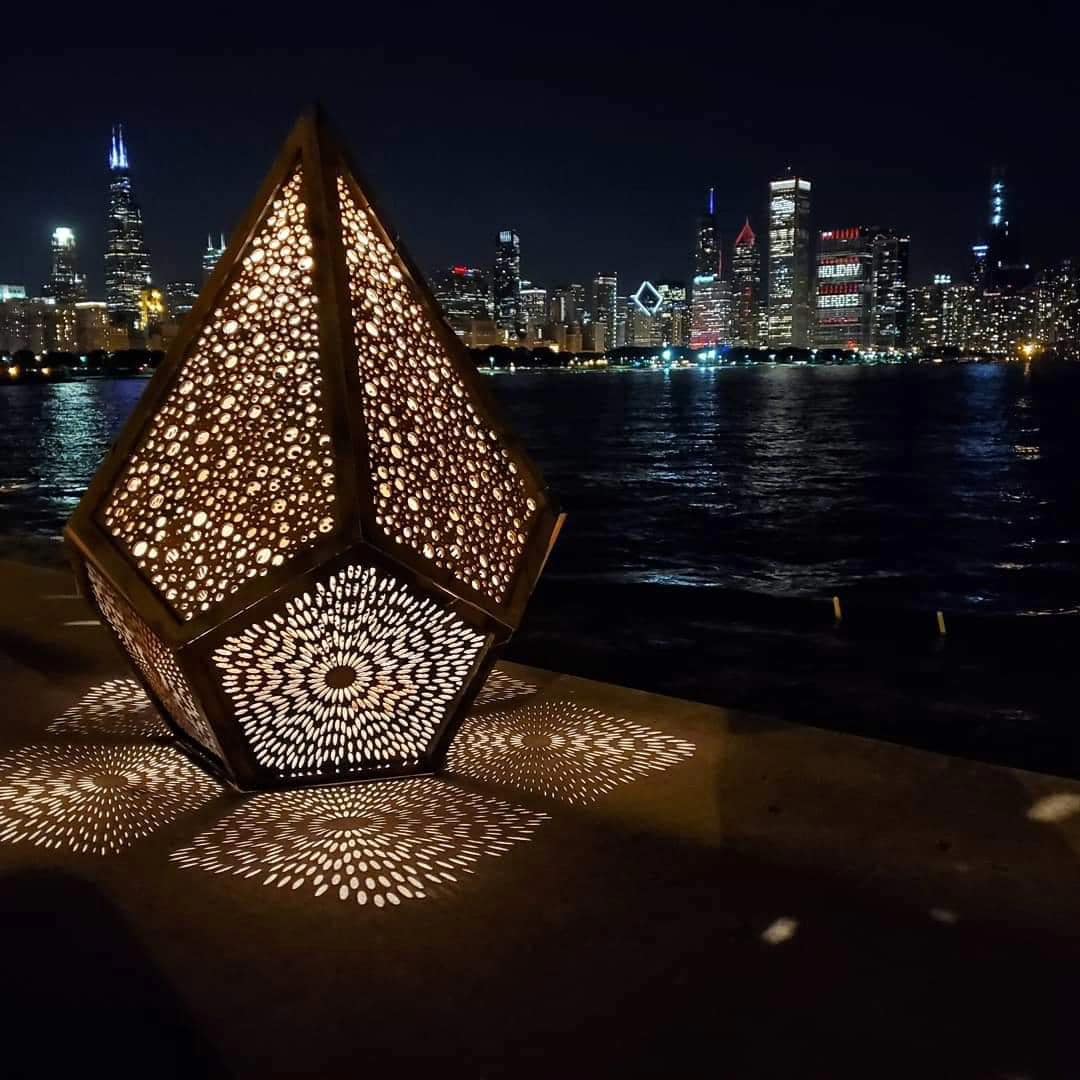 Chris Knight Stella Dodecahedron sculpture