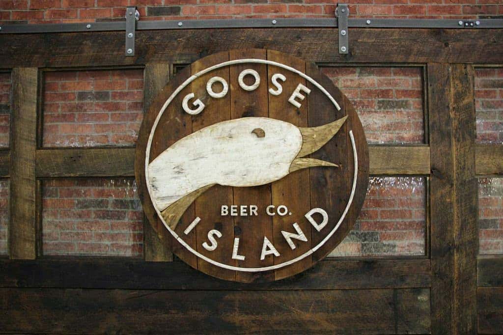 Goose Island Beer Co. taproom sign by Chris Knight Creations